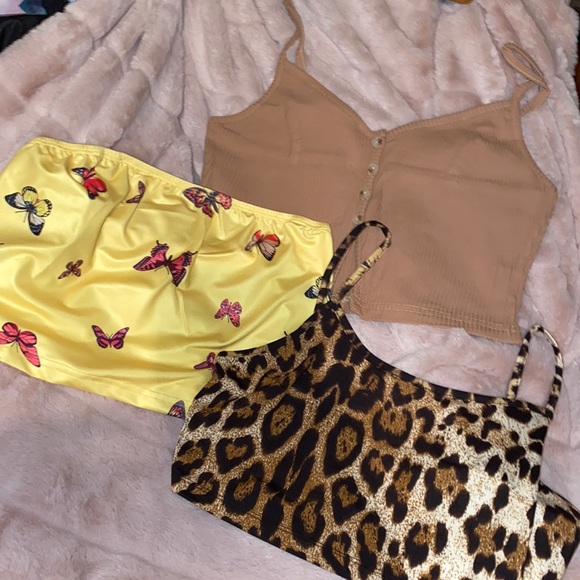 SHEIN Tops - ✨THREE crop tops